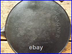 Antique WAGNER WARE Cast Iron SKILLET Frying Pan # 9 SIDNEY O Ironspoon