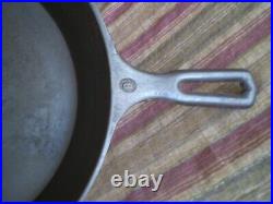 Antique WAPAK Hollow Ware #8 Cast Iron Skillet Frying Pan