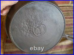 Antique WAPAK Hollow Ware #8 Cast Iron Skillet Frying Pan