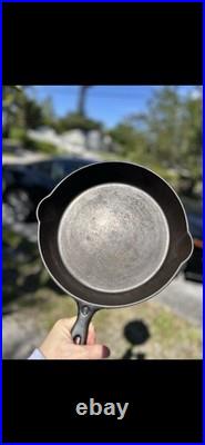 Antique WAPAK INDIAN LOGO Hollow Ware Heat Ring Cast Iron Skillet No 8