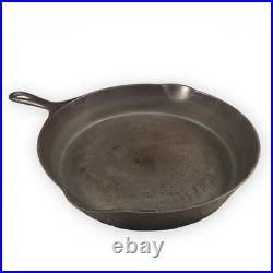 Antique Wagner Arc Logo Sidney O No 10 12 Cast Iron Skillet Heat Ring Flat