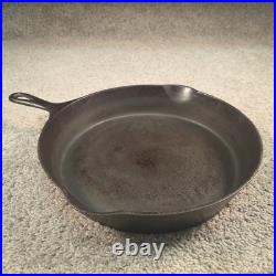 Antique Wagner Arc Logo Sidney O No 10 12 Cast Iron Skillet Heat Ring Flat