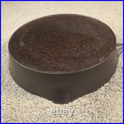 Antique Wagner Arc Logo Sidney O No 10 12 Cast Iron Skillet Heat Ring Flat