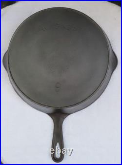 Antique Wagner Cast Iron #9 Skillet Arc Logo Antique American Iron