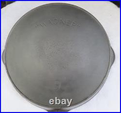 Antique Wagner Cast Iron #9 Skillet Arc Logo Antique American Iron