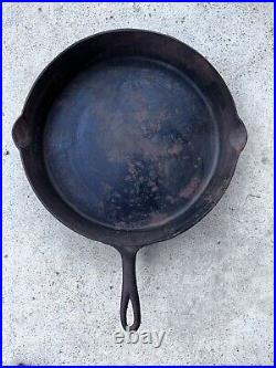 Antique Wapak Cast Iron #14 Skillet! Hard To Find