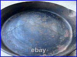 Antique Wapak Cast Iron #14 Skillet! Hard To Find