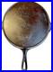 Antique c1910 Piqua Ware Miami Cast Iron Skillet Pan Thin Wall Restored Flat