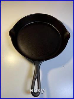 Antique c1910 Piqua Ware Miami Cast Iron Skillet Pan Thin Wall Restored Flat Antique c1910 Piqua Ware Miami Cast Iron Skillet Pan Thin Wall Restored Flat