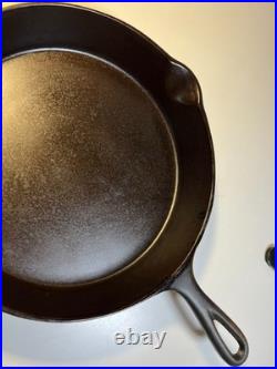 Antique c1910 Piqua Ware Miami Cast Iron Skillet Pan Thin Wall Restored Flat Antique c1910 Piqua Ware Miami Cast Iron Skillet Pan Thin Wall Restored Flat