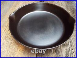 Arc Logo Lodge Single Notch Cast Iron Skillet #8 / 10-1/2, Restored