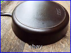 Arc Logo Lodge Single Notch Cast Iron Skillet #8 / 10-1/2, Restored