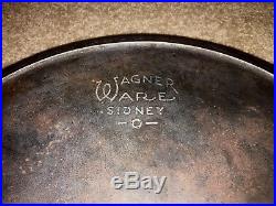 Authentic Wagner Ware Cast Iron Skillet #14 Sidney O #1064