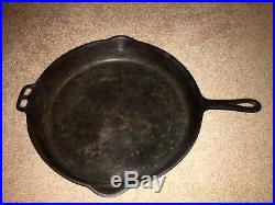 Authentic Wagner Ware Cast Iron Skillet #14 Sidney O #1064