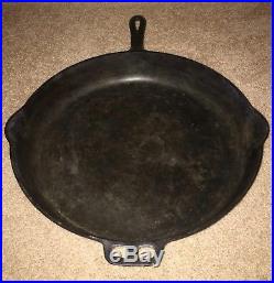 Authentic Wagner Ware Cast Iron Skillet #14 Sidney O #1064
