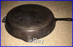 Authentic Wagner Ware Cast Iron Skillet #14 Sidney O #1064