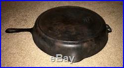 Authentic Wagner Ware Cast Iron Skillet #14 Sidney O #1064