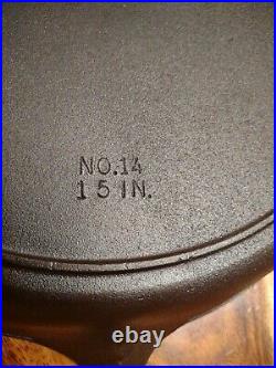 BSR #14 (15 IN) Cast Iron Skillet, Century Series with Heat Ring