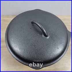 BSR # 8-B 10 1/4 Chicken Fryer and Lid Vintage Century Cast Iron Unused