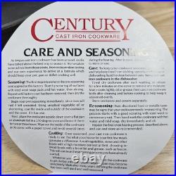 BSR # 8-B 10 1/4 Chicken Fryer and Lid Vintage Century Cast Iron Unused