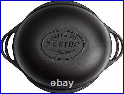 Baking Pre-Seasoned Cast Iron Bread Pan Multicooker Bake Sourdough Bread