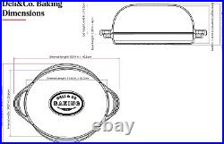 Baking Pre-Seasoned Cast Iron Bread Pan Multicooker Bake Sourdough Bread