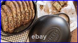 Baking Pre-Seasoned Cast Iron Bread Pan Multicooker Bake Sourdough Bread
