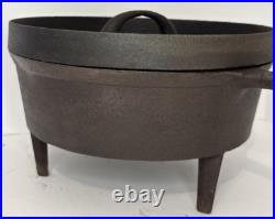 Baltimore Ironworks Cast Iron Spider Skillet with Lid 11 3 Leg Antique 1800s RARE