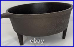 Baltimore Ironworks Cast Iron Spider Skillet with Lid 11 3 Leg Antique 1800s RARE