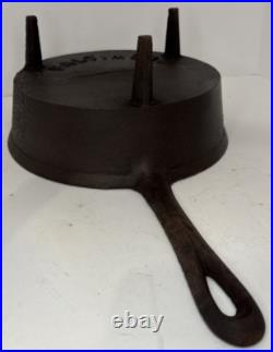 Baltimore Ironworks Cast Iron Spider Skillet with Lid 11 3 Leg Antique 1800s RARE