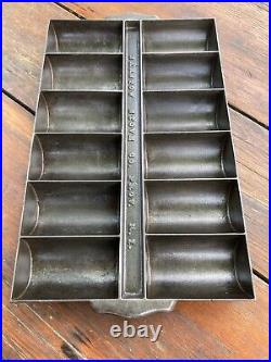 Barstow Cast Iron Fully Marked French Roll Pan