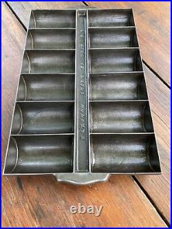 Barstow Cast Iron Fully Marked French Roll Pan