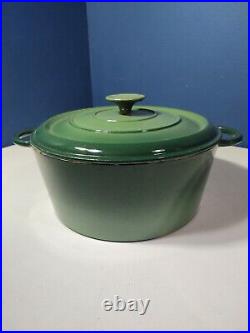 Basix By Staub 26 Enameled Cast Iron Dutch Oven 5.5 Qt Emerald Green