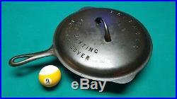 Beautiful GRISWOLD Large Block Logo No9 Heat Ring iron skillet Fully Marked Lid