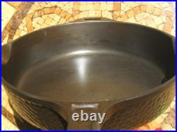 Beautiful Griswold #5 Hammered Hinged Cast Iron Skillet #2015