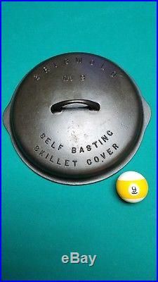 Beautiful Griswold Deep 9 Cast Iron Skillet with Fully Marked High Dome Lid
