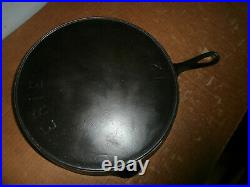 Beautiful Rare Erie No. 12 Cast Iron Skillet Heat Ring Restored Pre Griswold