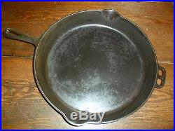 Beautiful Wagner ware cast iron skillet #14 Sidney o #1064 Very Nice