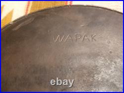 Big Scarce Wapak Cast Iron Skillet #14 Estate Fresh