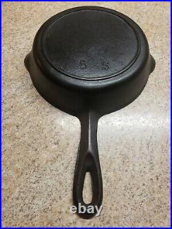 Birmingham Stove And Range 5S Ghost 4 Red Mountain Cast Iron Skillet BSR RARE