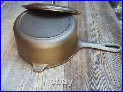 Birmingham Stove & Range / BSR Cast Iron 3 QT Sauce Pan with Lid, Restored