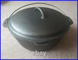 Birmingham Stove Range Century #8 Cast Iron Dutch Oven Fully Restored