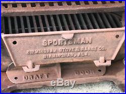 Birmingham Stove and Range Cast Iron Sportsman Grill Complete New never used