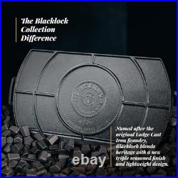 Blacklock 10x20 Cast Iron Double Burner Griddle Triple Seasoned & Easy Clean