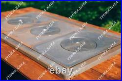 Burners Cooktop Cast Iron Stove Kitchen Flange Oven Rings Grill Heavy Duty Large