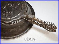 Buster Brown & Tige Antique Cast Iron Waffle Iron 1906 Advertising