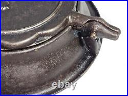 Buster Brown & Tige Antique Cast Iron Waffle Iron 1906 Advertising