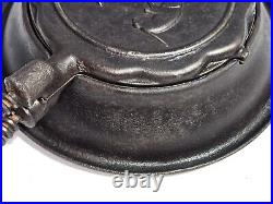 Buster Brown & Tige Antique Cast Iron Waffle Iron 1906 Advertising