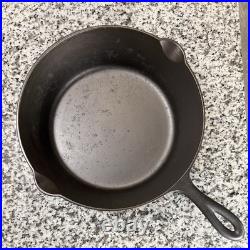 CHF #8 Hammered Deep Skillet Chicken Fryer With Lid 89X Cast Iron