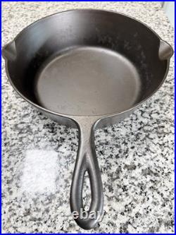 CHF #8 Hammered Deep Skillet Chicken Fryer With Lid 89X Cast Iron